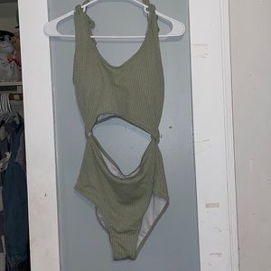 One piece bathing suit